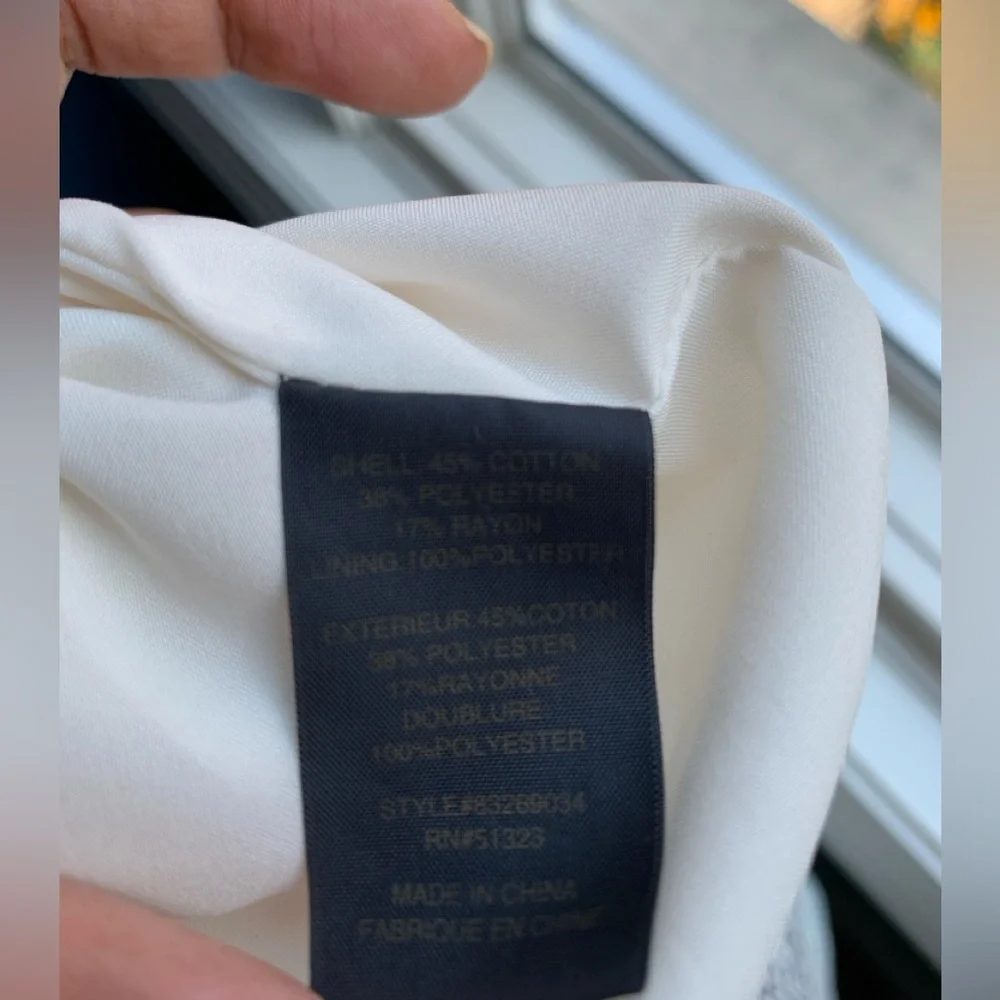 Cynthia Steffe Bailey Split Neck Blue Ombre Shift Dress Size 4 - Picture 5 of 7